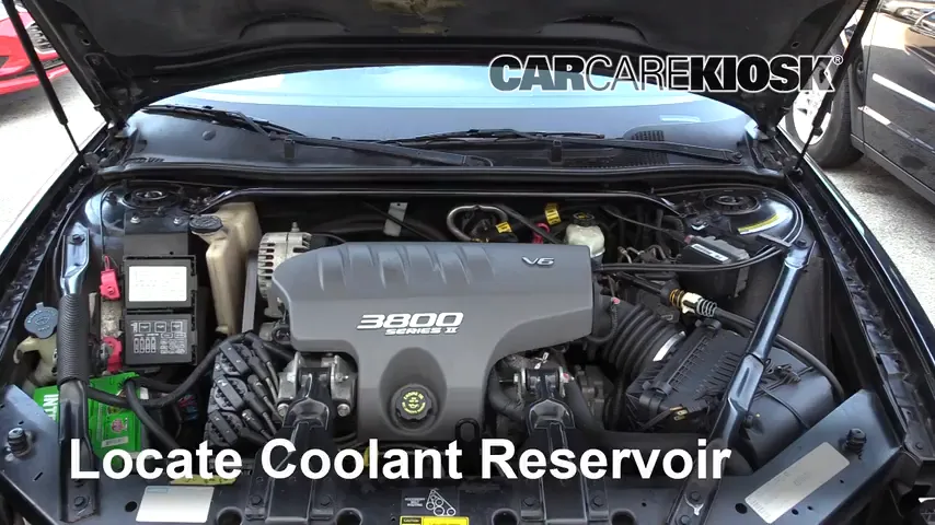 2002 Chevrolet Monte Carlo SS 35th Anniversary Edition 3.8L V6 Coolant (Antifreeze) Add Coolant